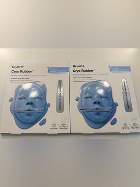 Cryo Rubber Moisturizing Mask - Blue (both) + free PERIPERA Blush